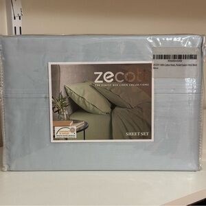 Light Blue Sheet Set Queen NEW